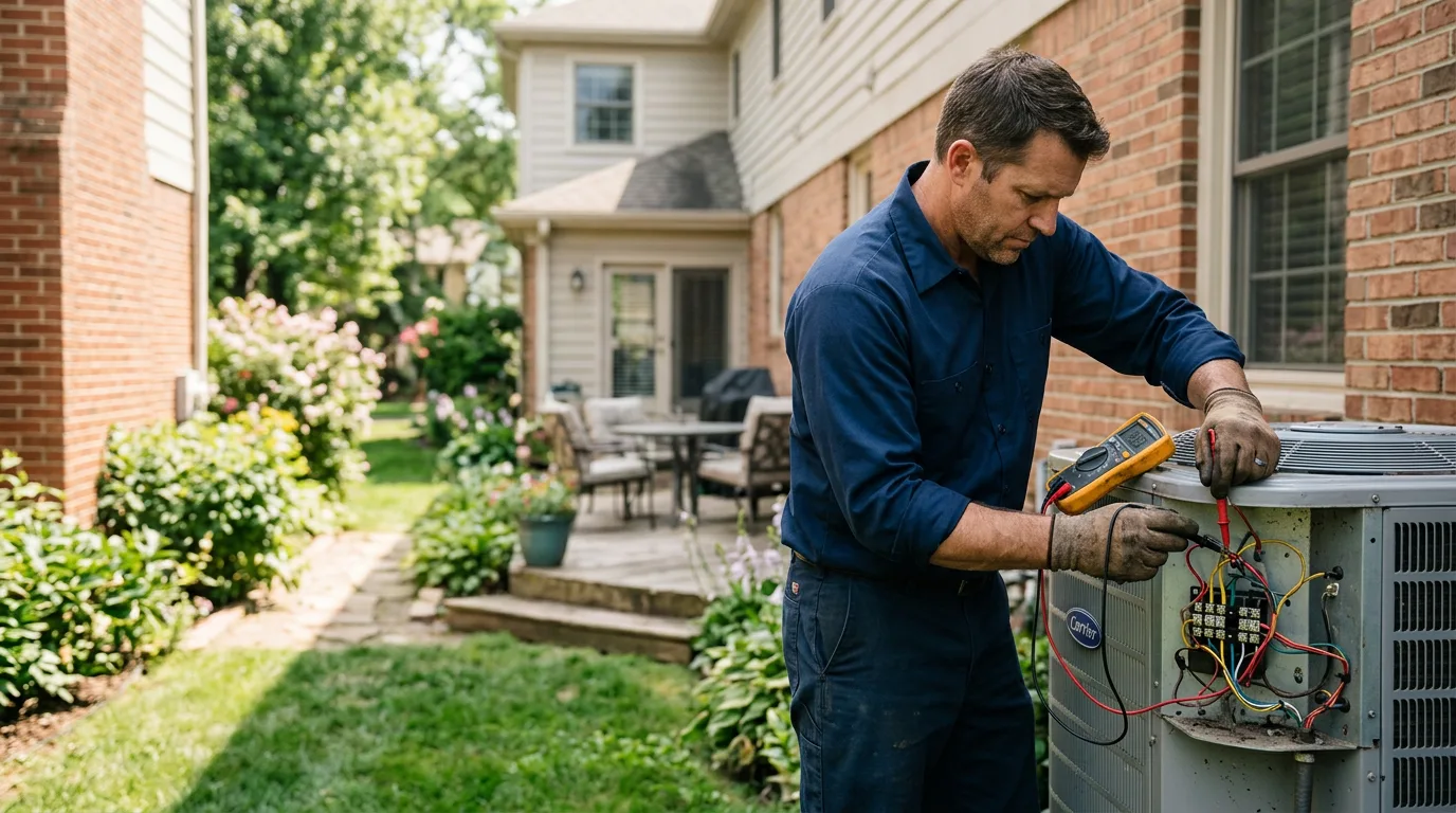 HVAC technician working near Durand, WI